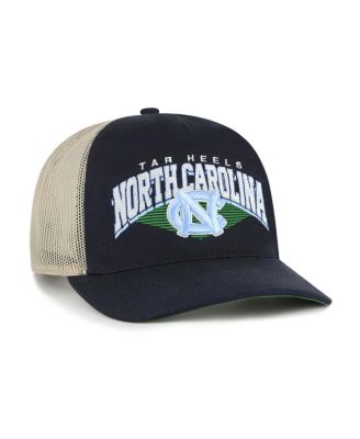 Men's Navy North Carolina Tar Heels Pomona Mesh Hitch Adjustable Trucker Hat