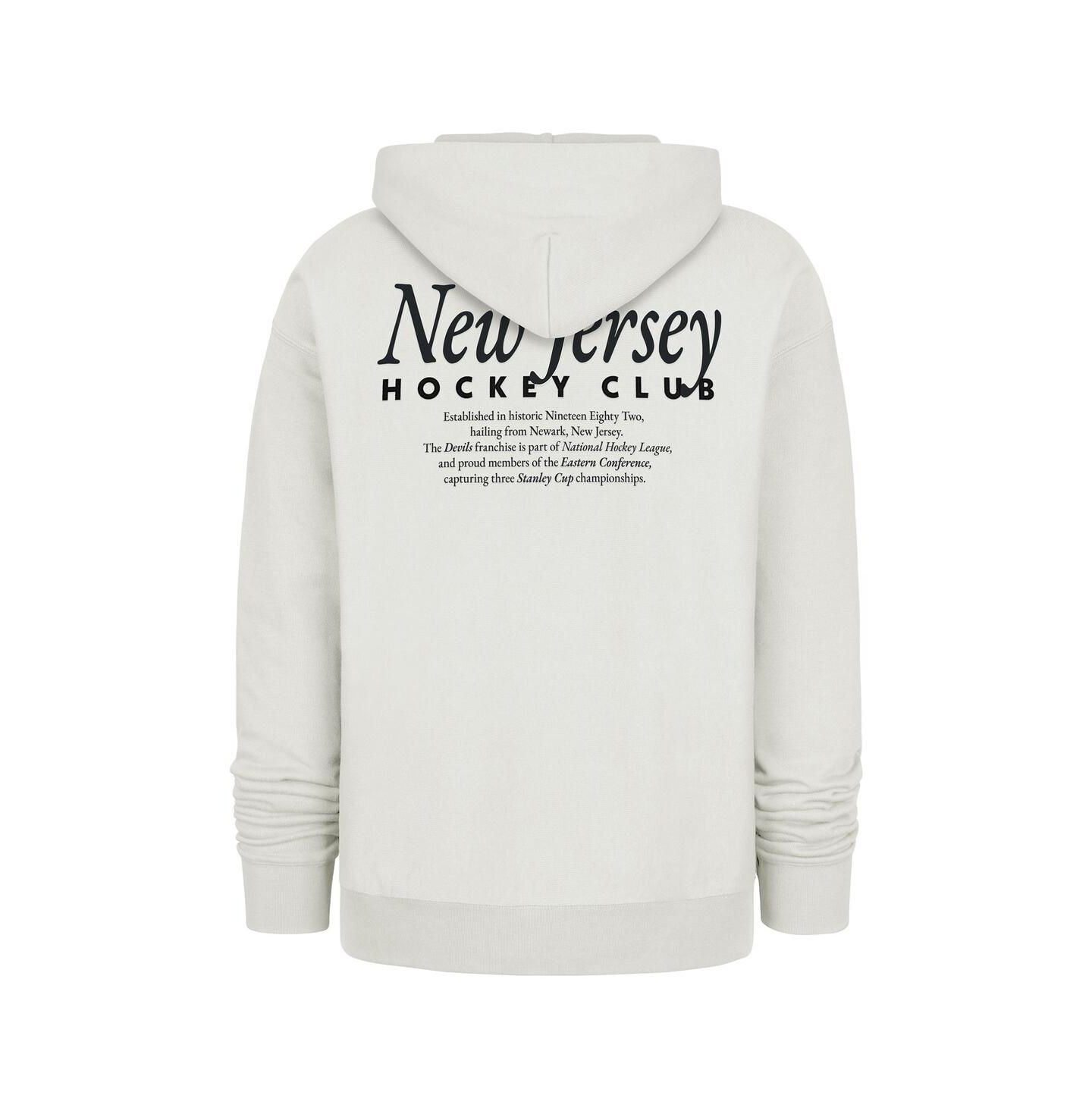 Мужское худи '47 Brand Natural New Jersey Devils Foundation Pullover — фото 3