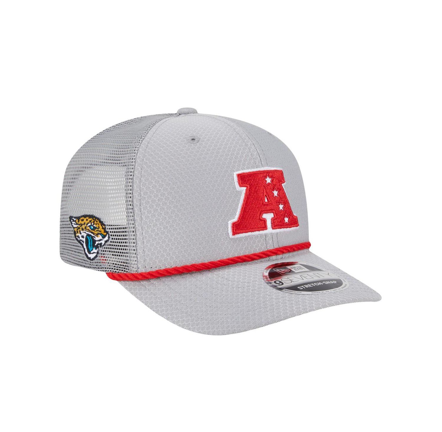 Men's Gray Jacksonville Jaguars 2025 Pro Bowl 9SEVENTY Stretch-Snap Hat