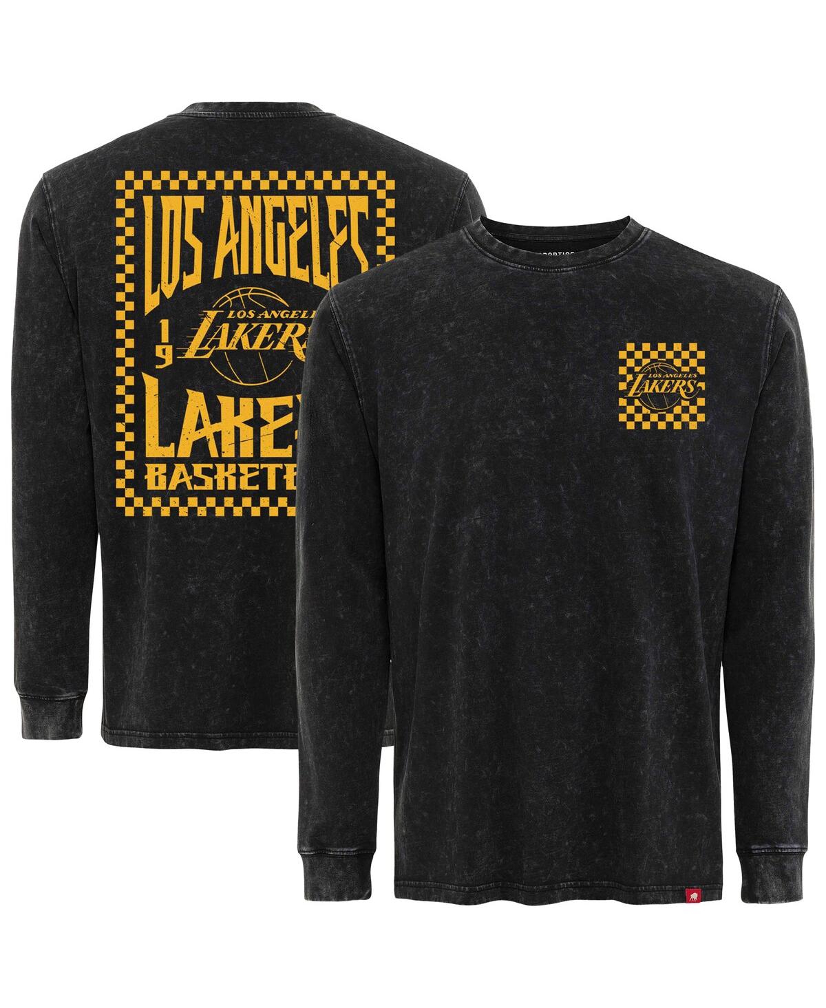 Men's Black Los Angeles Lakers Bono Long Sleeve T-Shirt - Black