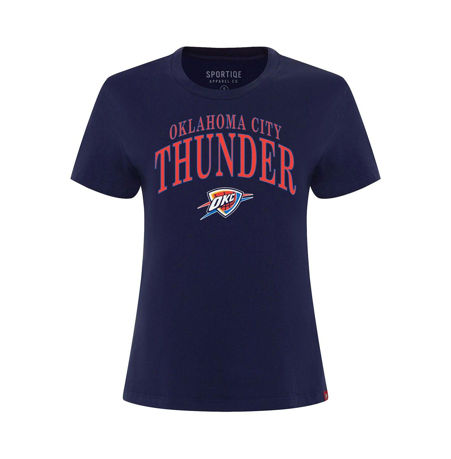 Женская футболка Sportiqe Navy Oklahoma City Thunder Arcadia Boxy — фото 2