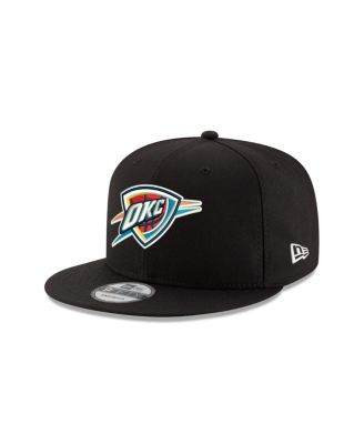 New Era - Men's Black Oklahoma City Thunder Core Logo 9FIFTY Snapback Hat