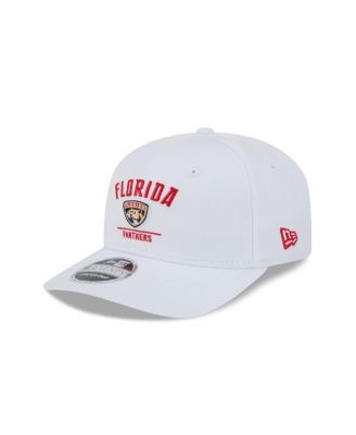 New Era - Men's White Florida Panthers Team Lockup 9SEVENTY Adjustable Hat