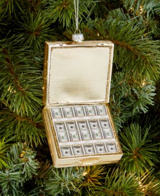 Eclectic Charm Glass Money Case Ornament, Macy's Exclusive