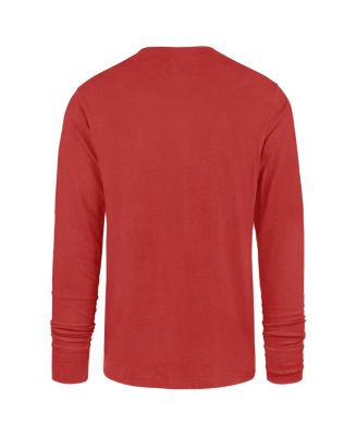 Men's Red Dale Earnhardt Jr. Budweiser Franklin Long Sleeve T-Shirt