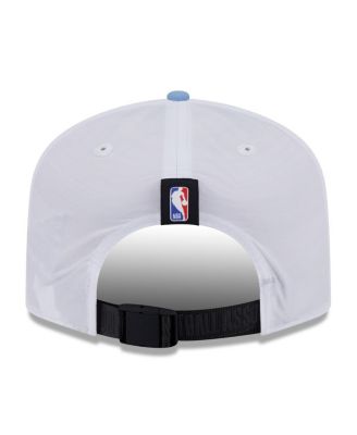 Men's White/Light Blue Memphis Grizzlies 2025 NBA Draft On-Stage Nylon 19TWENTY Adjustable Hat