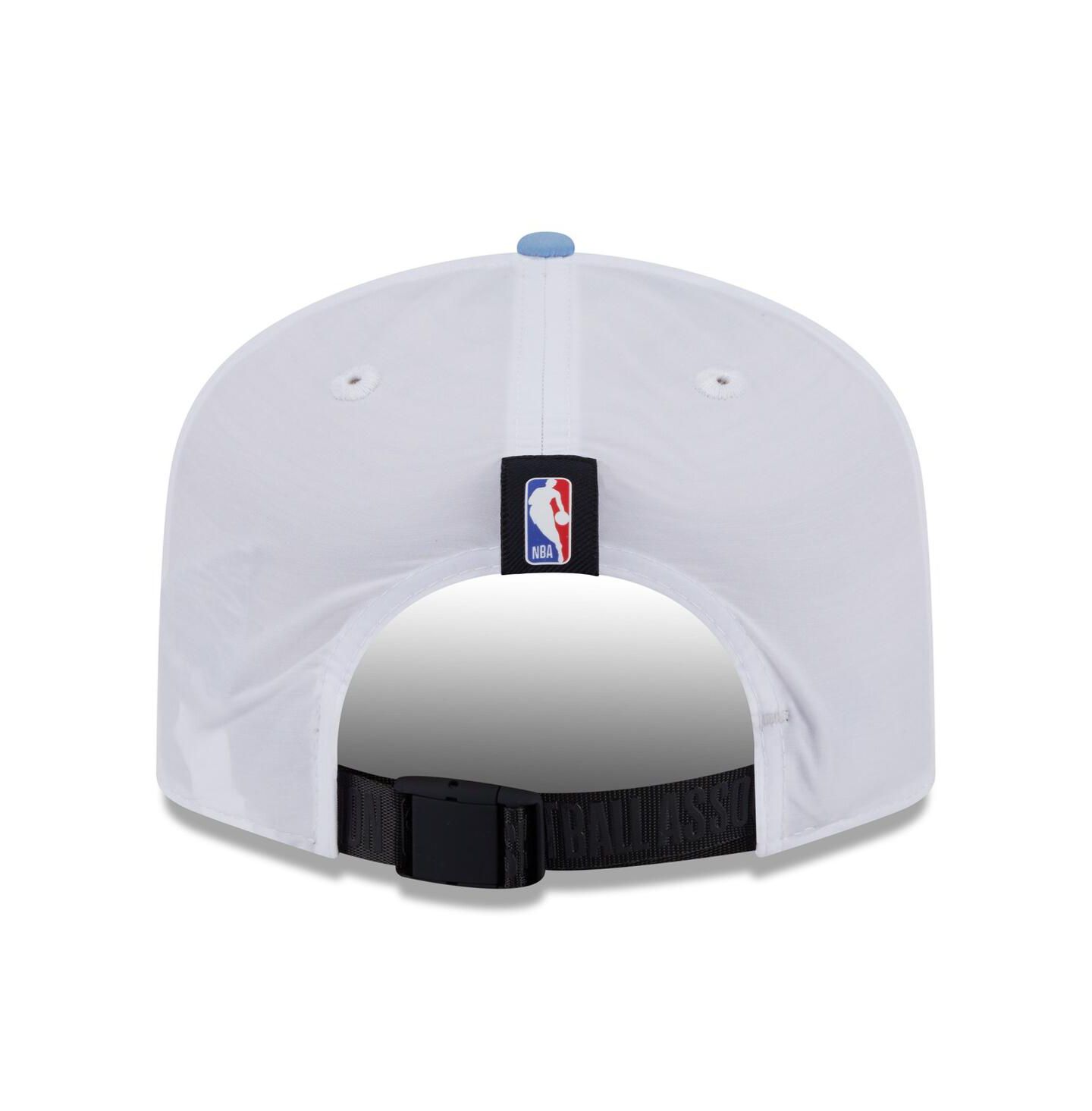Мужская кепка New Era White/Light Blue Memphis Grizzlies 2025 NBA Draft On-Stage Nylon 19TWENTY Adjustable Hat — фото 4