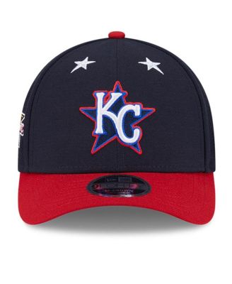 Men's Navy/Red Kansas City Royals 2025 MLB All-Star Game Workout 9FORTY M-Crown Adjustable Hat