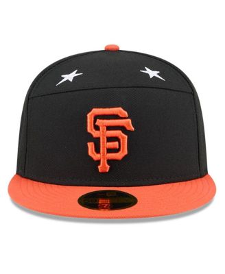 Men's Black/Orange San Francisco Giants 2025 MLB All-Star Game Side Patch 59FIFTY Fitted Hat