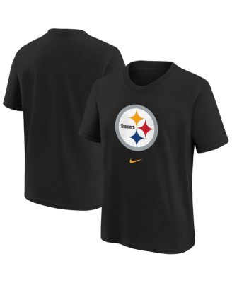 Nike - Big Boys and Girls Black Pittsburgh Steelers Primary Logo Legend T-Shirt