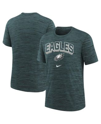 Nike - Big Boys and Girls Midnight Green Philadelphia Eagles Sideline Velocity Performance T-Shirt