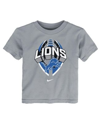 Toddler Gray Detroit Lions Icon Legend T-Shirt