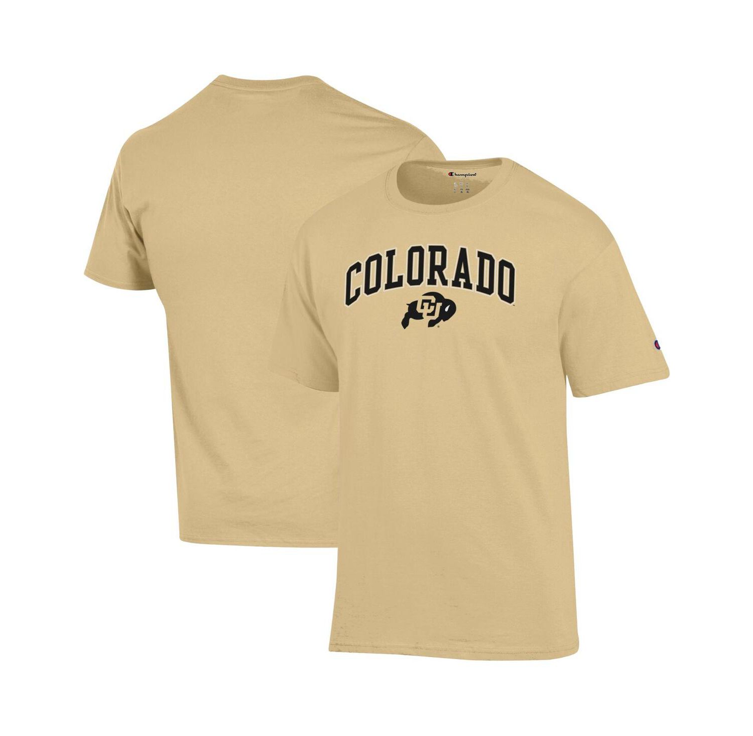 Men's Vegas Gold Colorado Buffaloes Arched Logo T-Shirt