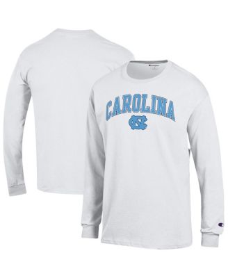 Champion - Men's&nbsp;White North Carolina Tar Heels Arch Over Logo Long Sleeve T-Shirt