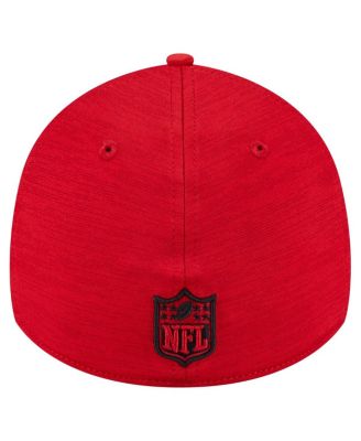 Men's Scarlet San Francisco 49ers Stripes 39THIRTY Flex Hat