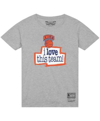 Men's Heather Gray New York Knicks I Love This Team T-Shirt