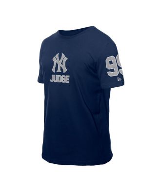 Men's Aaron Judge Navy New York Yankees Design Lab Name Number T-Shirt