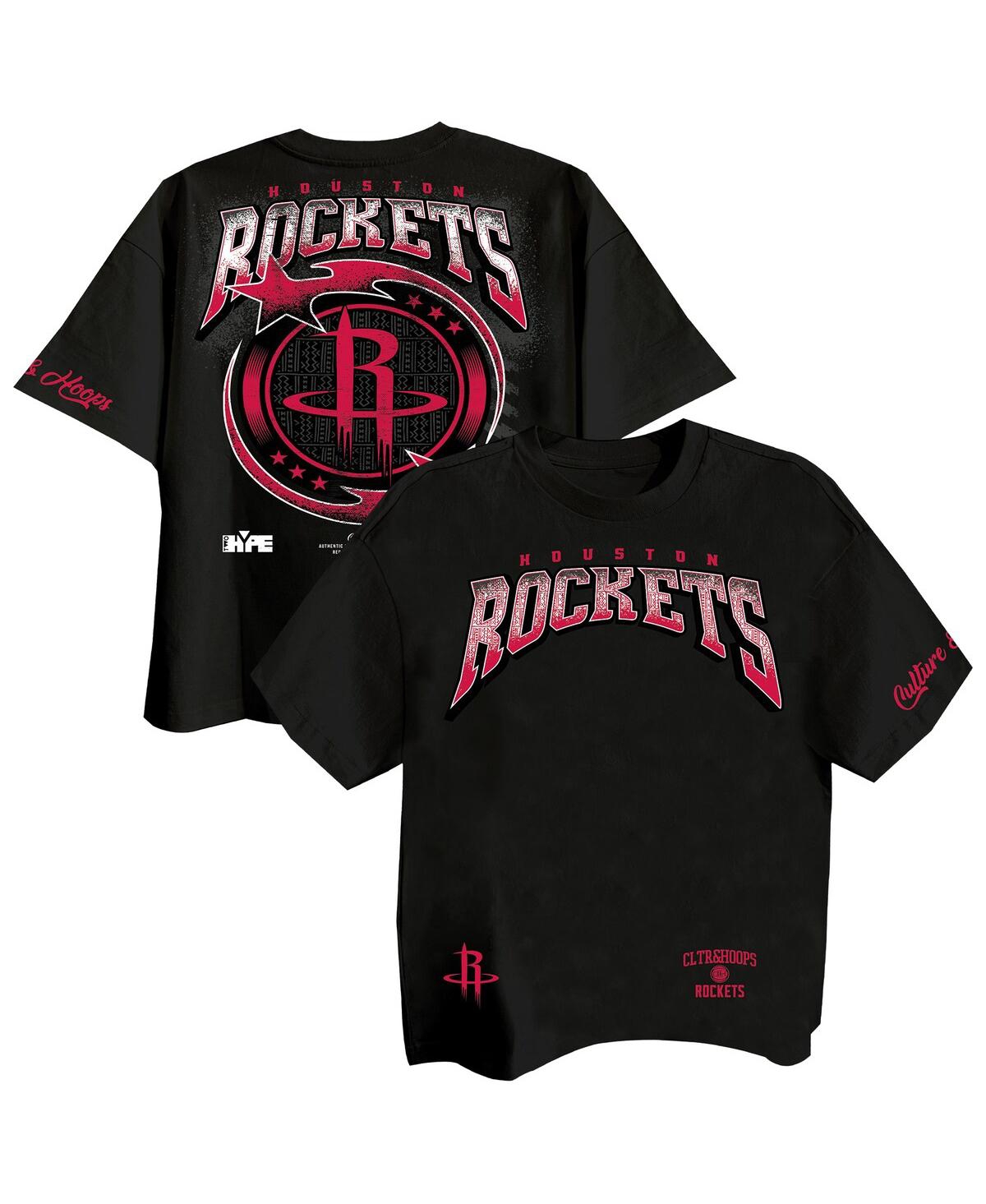 Men's Black Houston Rockets Drip Dime Collection Premium T-Shirt - Black