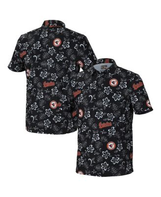 Reyn Spooner - Men's Black Baltimore Orioles Cooperstown Collection Performance Polo Shirt