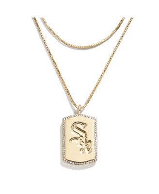 x Baublebar Chicago White Sox Dog Tag Necklace