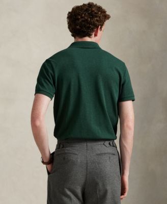 Men's Cotton Custom Slim Fit Mesh Polo Shirt