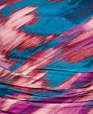 Juniors' Lace-Up Mesh Bodycon Dress