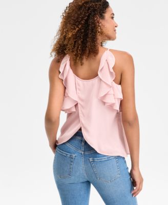 Women's Ruffle-Trim Apron-Neck Tank, Macy's Exclusive
