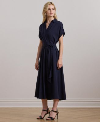 Lauren Ralph Lauren ★【Aライン ドレス】Crepe Striped 31576789_fpx.tif?$filterlrg$&