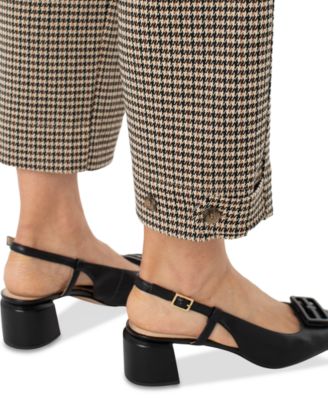 Women's Mid-Rise Jacquard Utility Pants