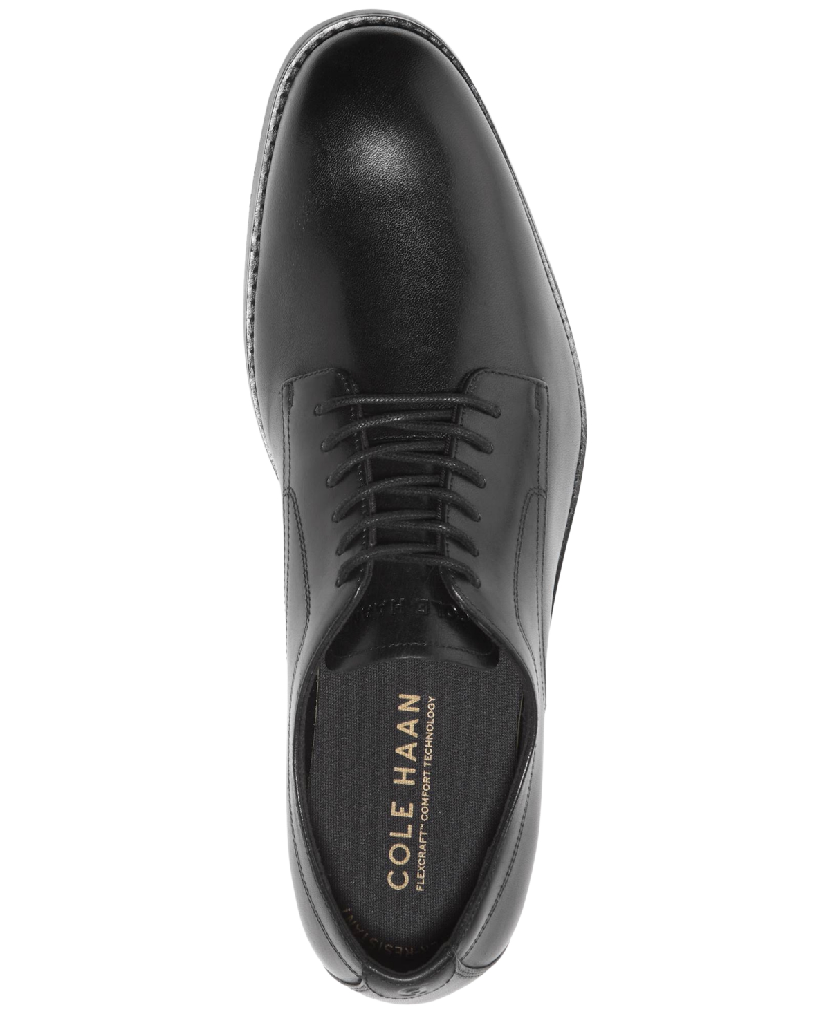 Cole Haan Modern Essential Plain Toe Derby In Black