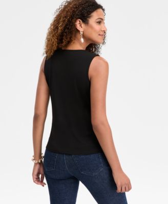 Women's Asymmetrical-Neck Tank, Macy's Exclusive