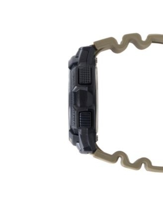 Men's Digital Tan Resin Watch, 45mm