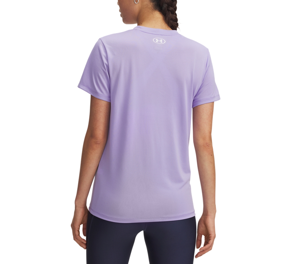 Under Armour Women's Tech V-neck Short-sleeve Top In Purple