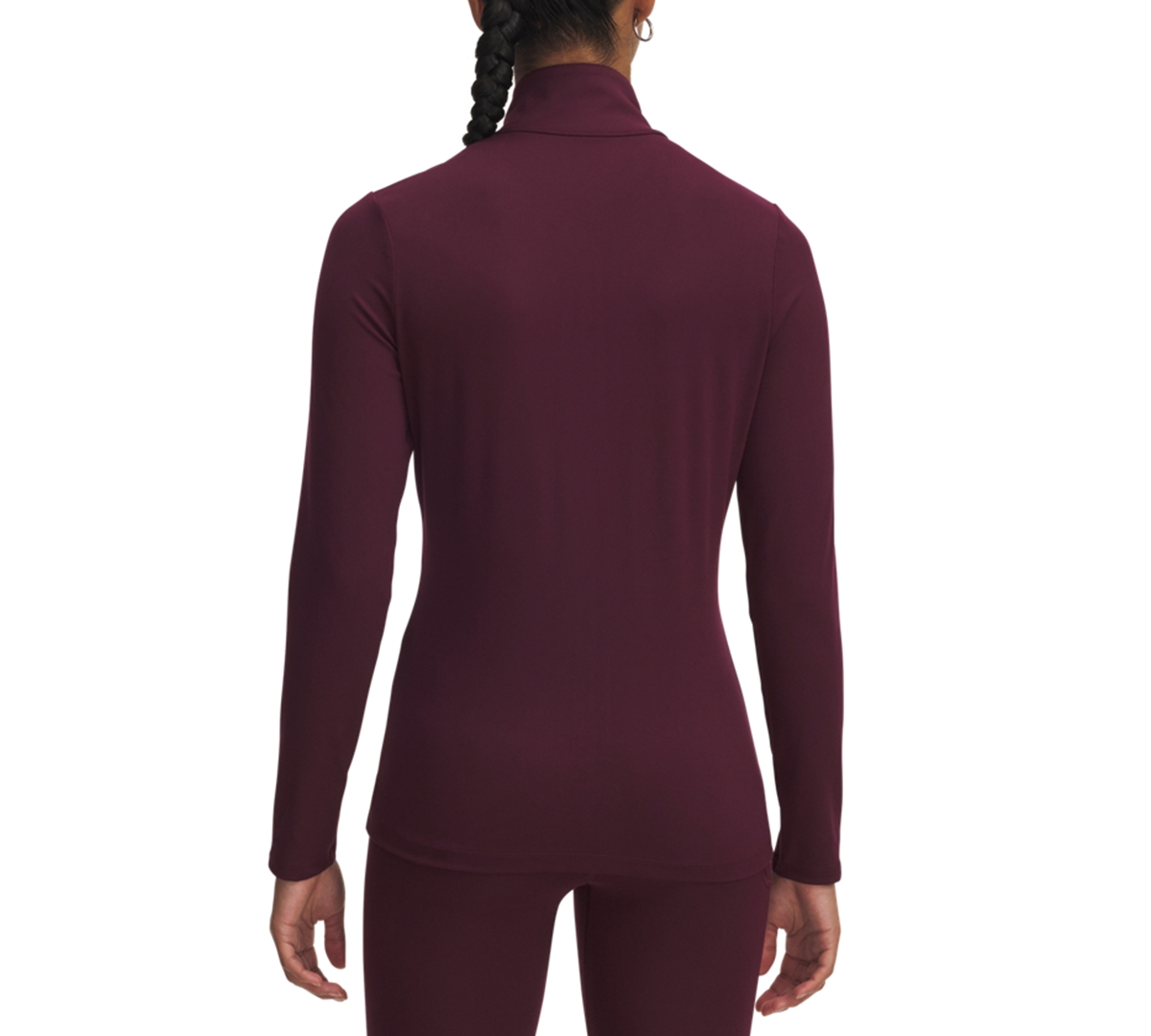 Under Armour Women's Motion Zippered Mock-neck Jacket In Burgundy
