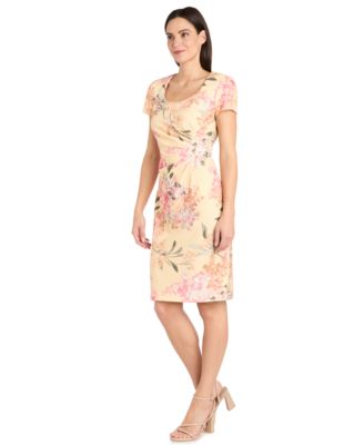 Women's Short-Sleeve Sheath Dress