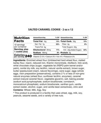 Salted Caramel Cookies Gift Box, 12 Cookies