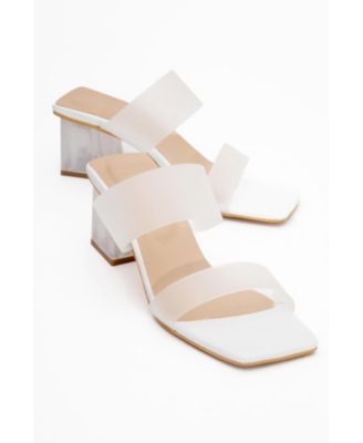 Elara Transparent Strap Sandal (Women)