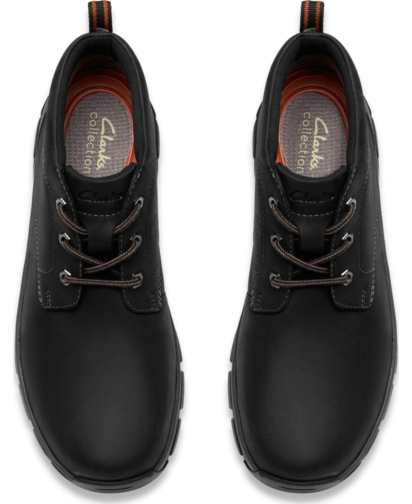 Мужские ботинки Clarks Collection Walpath Chukka, цвет: Чёрный кожаный — фото 5