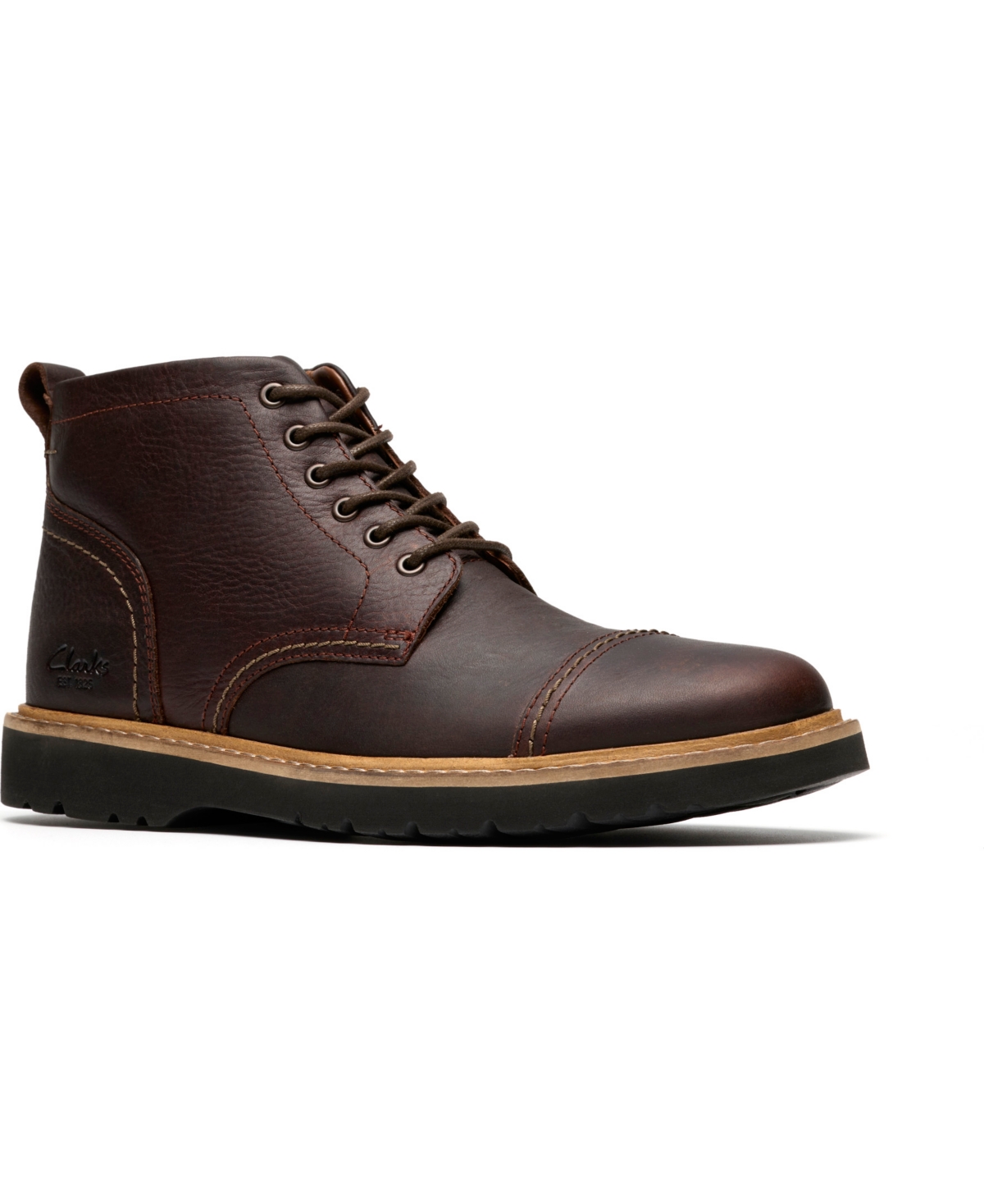 Men's Collection Weltridge Zip Boots - Dark brown leather