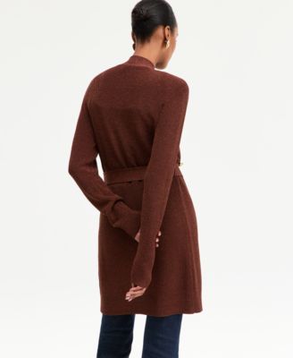 Women's Metallic Open-Front Cardigan, Created for Macy's
