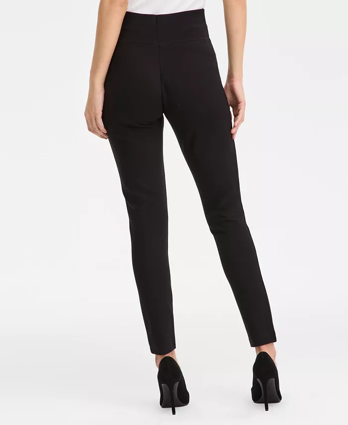 Women's High-Rise Pont&eacute;-Knit Leggings - thumbnail 4