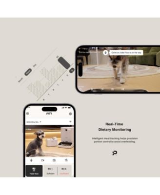 All-in-One Smart Pet Feeder - Cat Feeder & Dog Feeder - Multi Pet Feeder - Dual Hopper - Customizable Feeding Meal Tracking via App - 5g&2.4g Wi-Fi