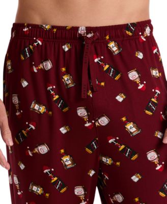Men's Deluxe Touch Cocktail-Print Pajama Pants