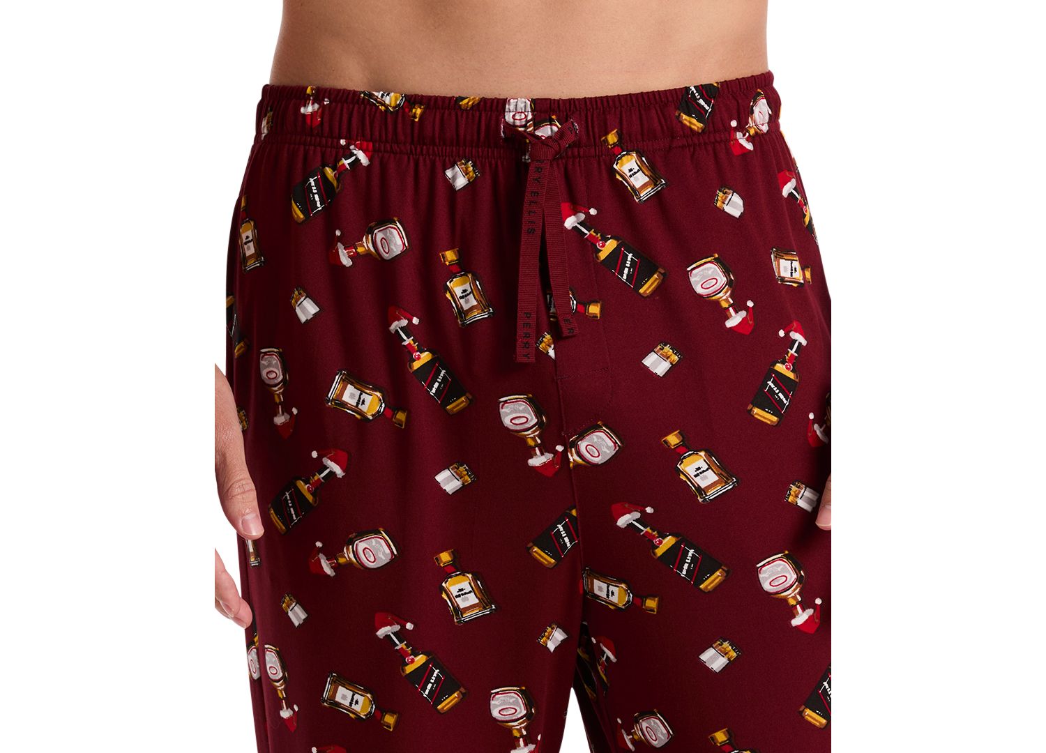 Men's Deluxe Touch Cocktail-Print Pajama Pants