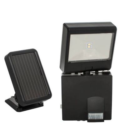 Solar-Powered LED Security Spotlight