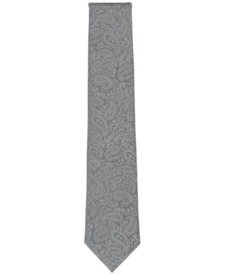 Men's Classic Satin Pine Paisley Tie