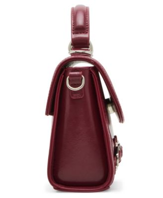 Lilithc Crinkle Top Handle Satchel Bag
