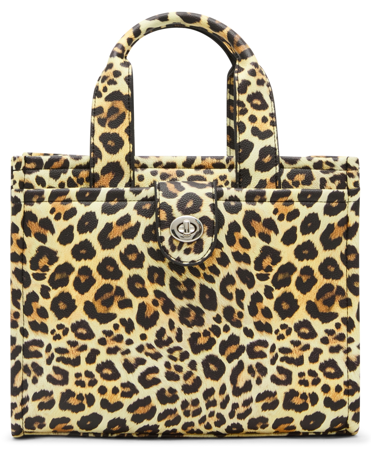 Madden Girl Imogen Zipper Mid-size Tote Bag In Brown