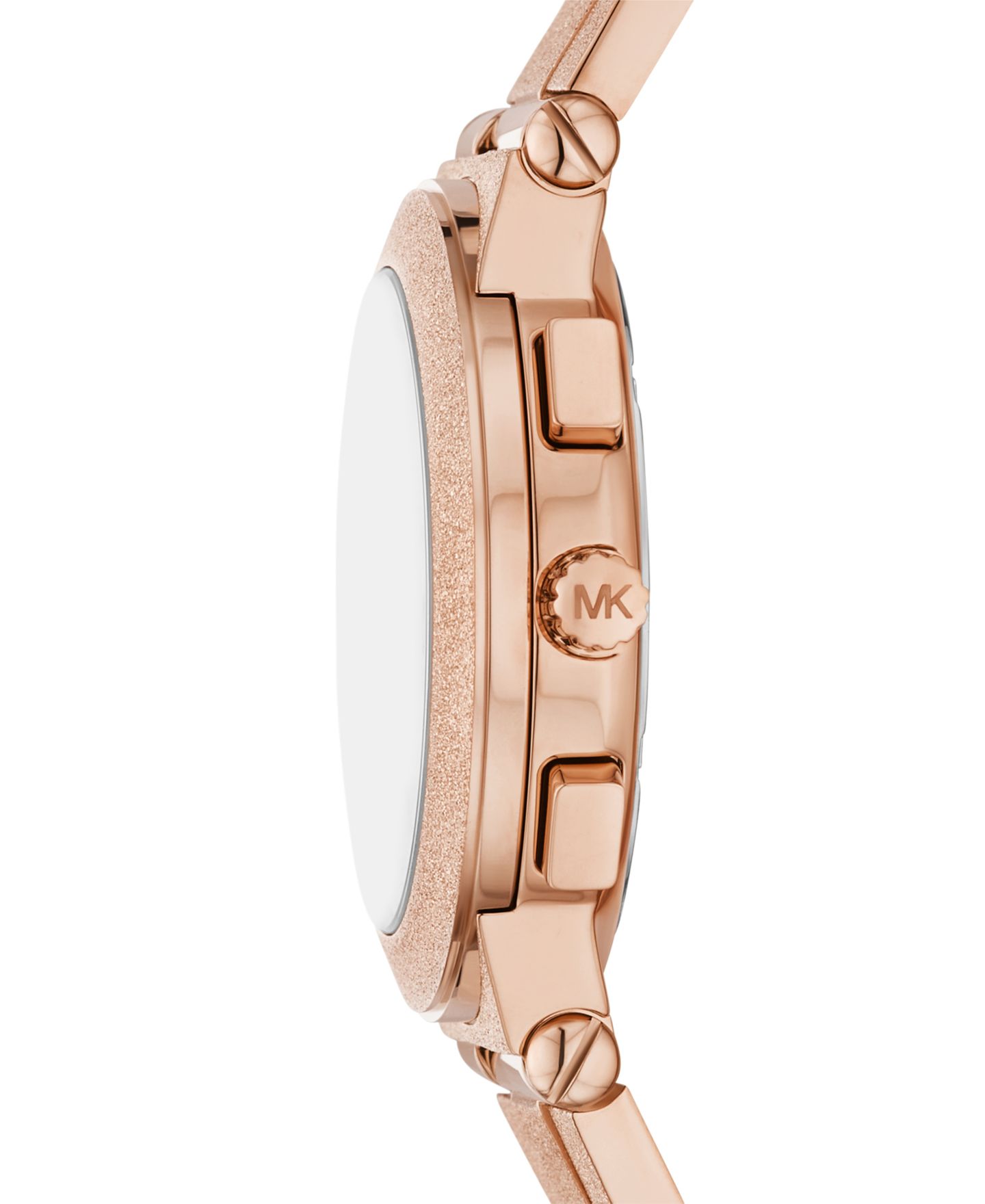 Женские часы Michael Kors Billie Chronograph Rose Gold-Tone Stainless Steel Watch, 40mm — фото 4