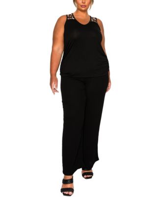 Plus Size Leopard Print Mesh Yoke Inset Side Ruched Tank Top
